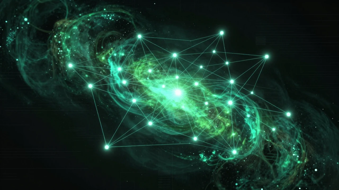 Opennet — Visualisierung eines offenen Systems, hier Sinnbild für den Saison-Zyklus.